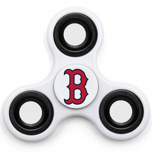 MLB Boston Red Sox 3 Way Fidget Spinner I48 - White